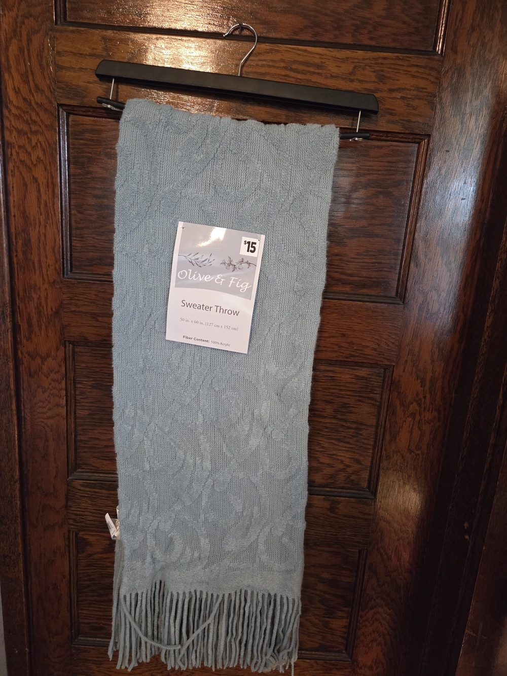 💚3 For $15💚Nwt Light Blue Sweater Throw